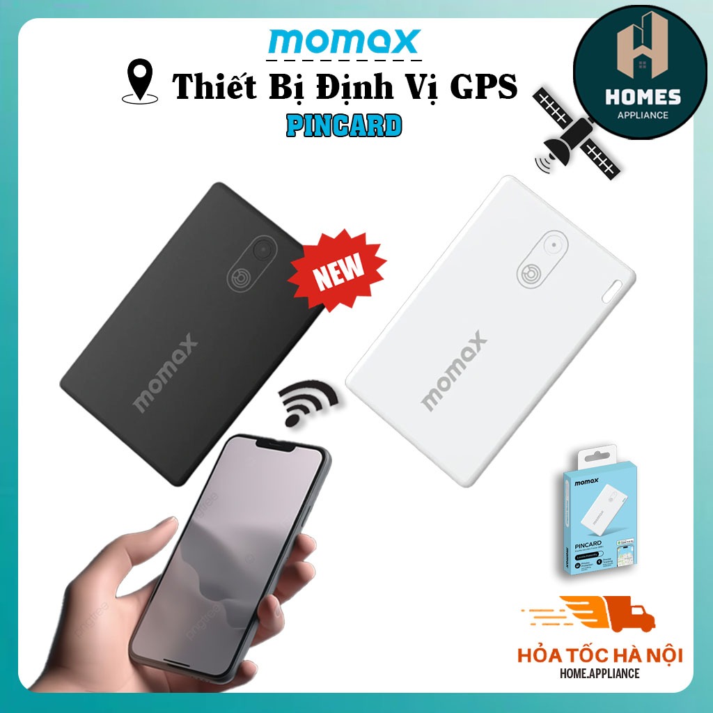 Thiết Bị Định Vị Momax PINCARD BR6 | Định vị GPS Siêu Nhỏ ,Dạng Thẻ Cho Vật Dụng Cá Nhân ,Xe Máy ,Ô tô ,Điện Thoại