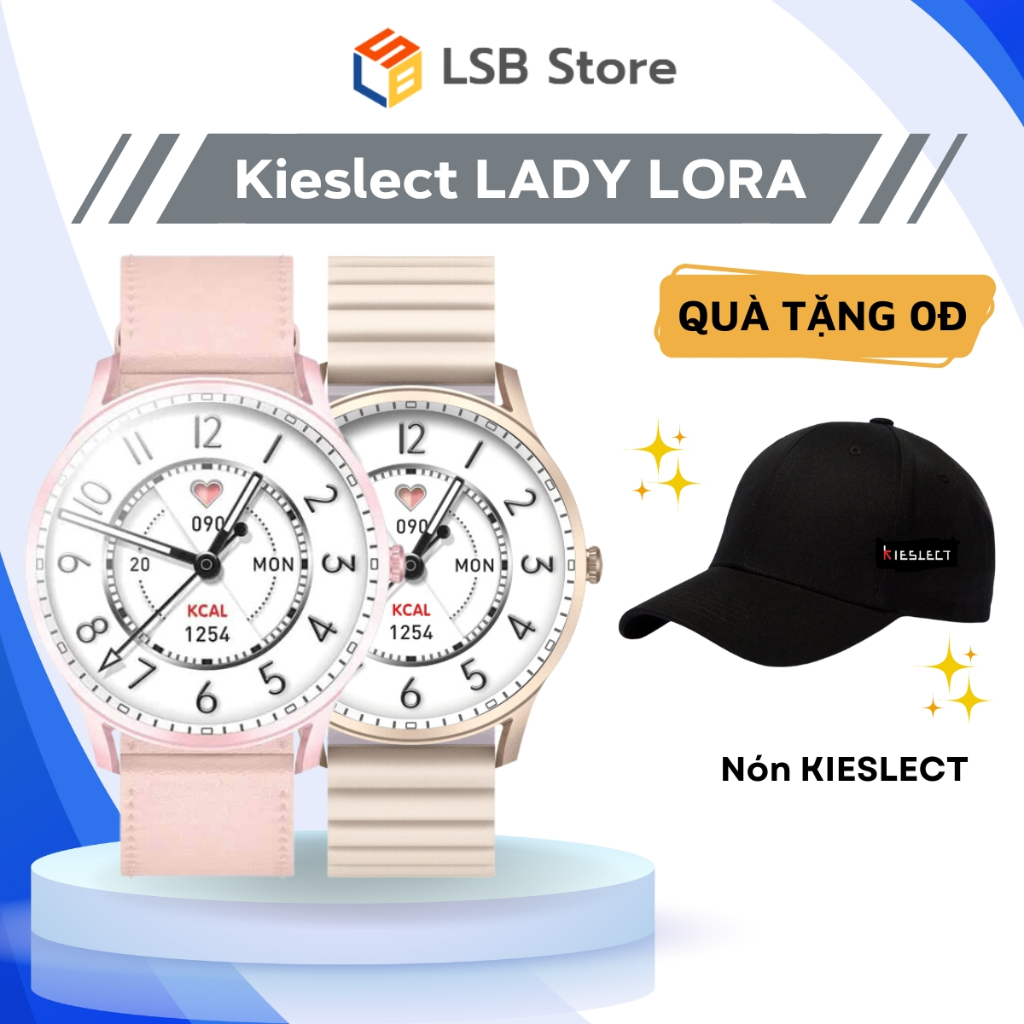 Đồng Hồ Thông Minh Kieslect LADY LORA | Hỗ Trợ Tiếng Việt | Hàng Chính Hãng | Bảo Hành 12T | LSB Store