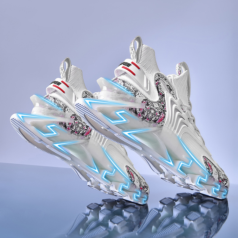 Giày chạy siêu nhẹ chống sốc đệm khí giày thể thao lotte giày lotte giày