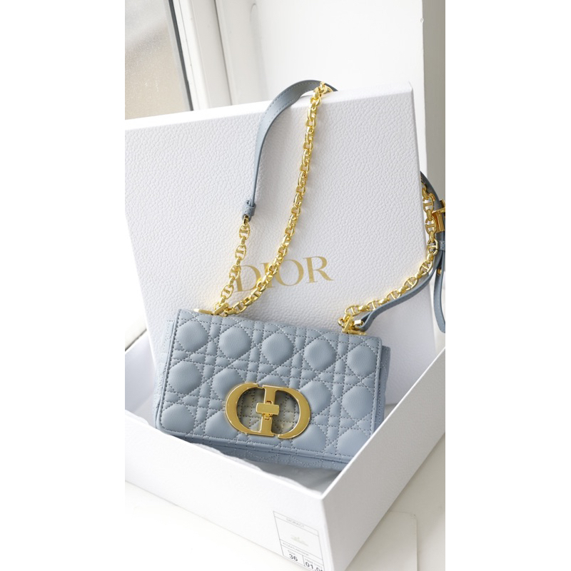 Túi Di.or Caro small size 20cm 4 màu da cừu fullbox 2 lớp