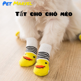 Tất, vớ cho chó mèo - tất, vớ len kute chống trượt cho thú cưng
