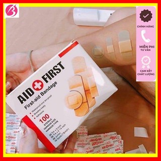 Hộp 100 băng gâu y tế dán vết thương
