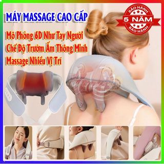 Máy massage cổ vai gáy 6d hj-818