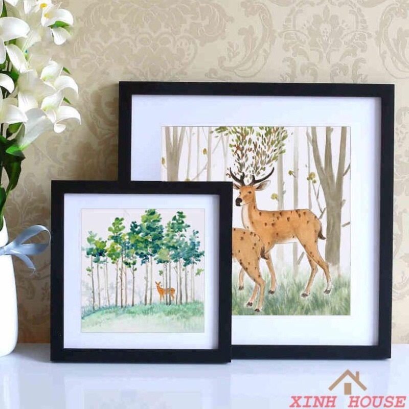 Khunh tranh khung ảnh vuông đa dạng kích thước, màu sắc