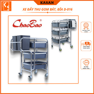 Xe đẩy thu gom chén dĩa, xe thu gom thức ăn thừa. chất liệu khung inox bền đẹp, thau và xô nhựa dày dặn, bánh xe 360°.