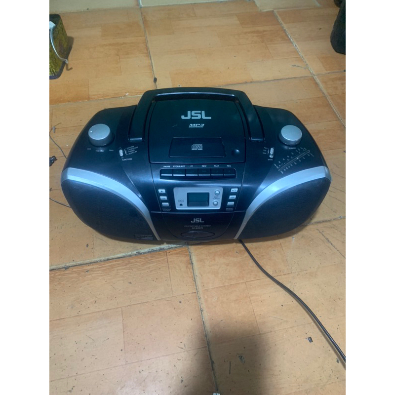 Đài Radio cassette CD USB Hàng đã qua sử dụng . RADIO CASSETTE JSL RC -EZ57