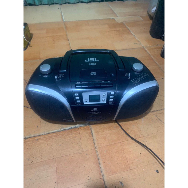 Đài Radio cassette CD USB Hàng đã qua sử dụng . RADIO CASSETTE JSL RC -EZ57