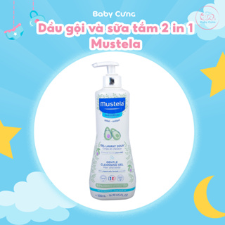 Sữa Tắm Gội Mustela Da Thường Gentle Cleansing Gel 500ml 750ml