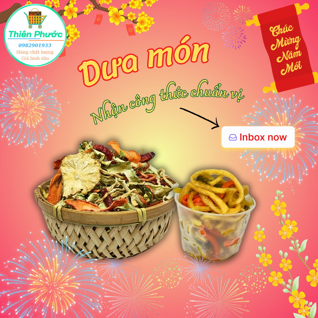 Dưa món khô 5 loại tự chọn 100g