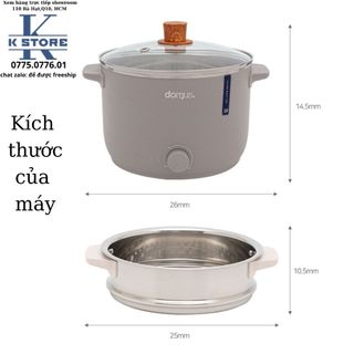 Nồi lẩu hấp mini cao cấp Domus Hàn Quốc
