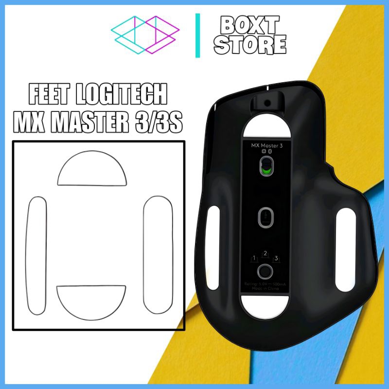 Mouse Feet PTFE WHITE ICE Cho Chuột Logitech MX Master 3 3S - Feet Chuột MX Master 3