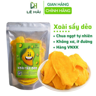 Xoài sấy dẻo 500g Lê Hải nguyên miếng ngọt thanh tự nhiên không xơ hàng xuất khẩu