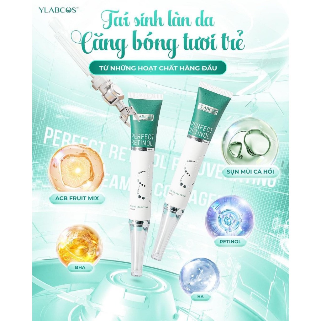 Vi Collagen Căng Bóng Ylabcos Hộp 25g Giúp da căng bóng,Giảm bóng dầu,Mờ nám tàn nhang,Co nhỏ lỗ chân lông,ngừa lão hóa