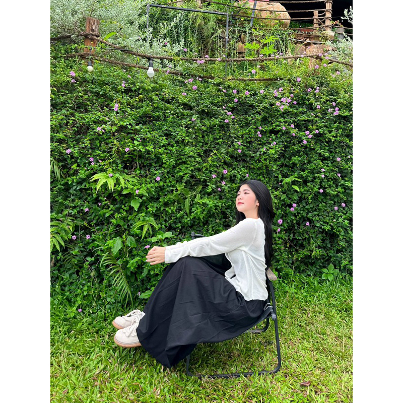 Chân váy dáng dài lưng thun dễ mặc 6M