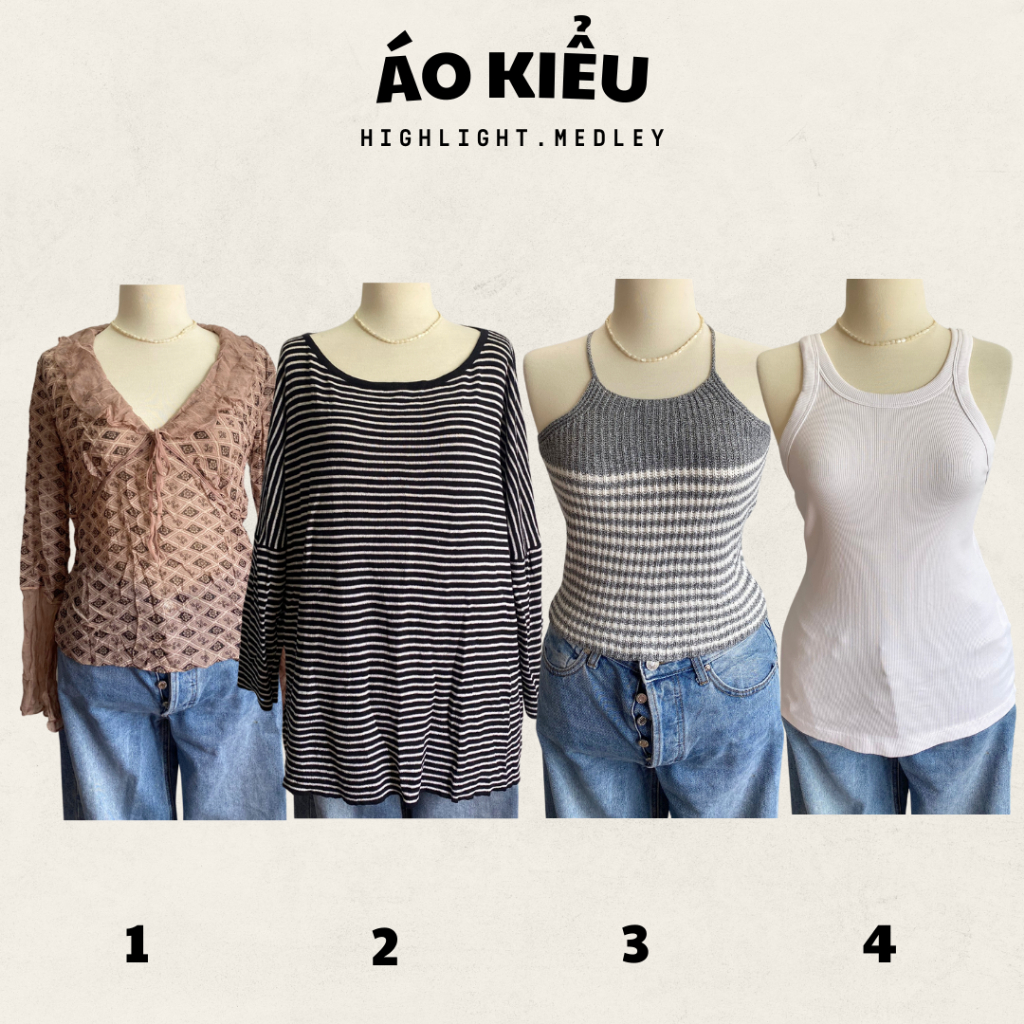 Áo 2hand - vintage - mori girl - fairy core- grunge - secondhand - Giao Hỏa Tốc
