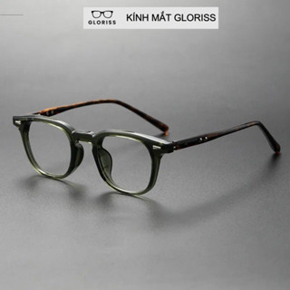 Gọng kính cận nam nữ - GLORISS Moscow kèm tròng lọc ánh sáng xanh thiết bị điện tử máy tính, điện thoại
