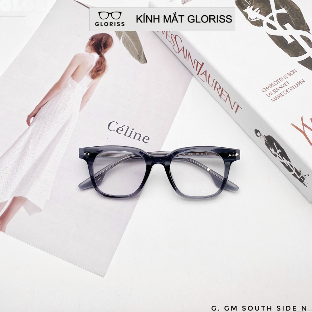 Gọng kính cận nam nữ thời trang GLORISS - SOUTHSIDE N CỐT chống tia UV, lọc ánh sáng xanh
