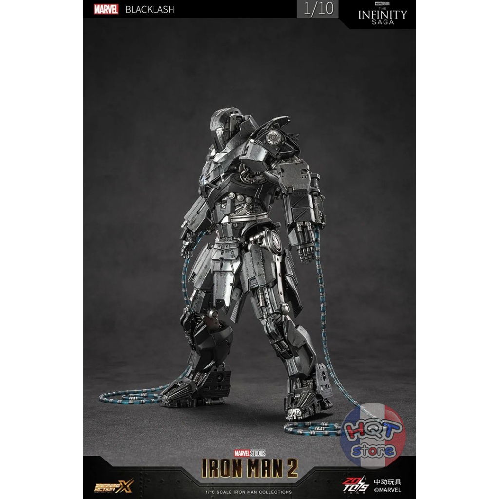 Mô hình Blacklash ZD Toys Whiplash Mark 2 iRon Man tỉ lệ 1/10