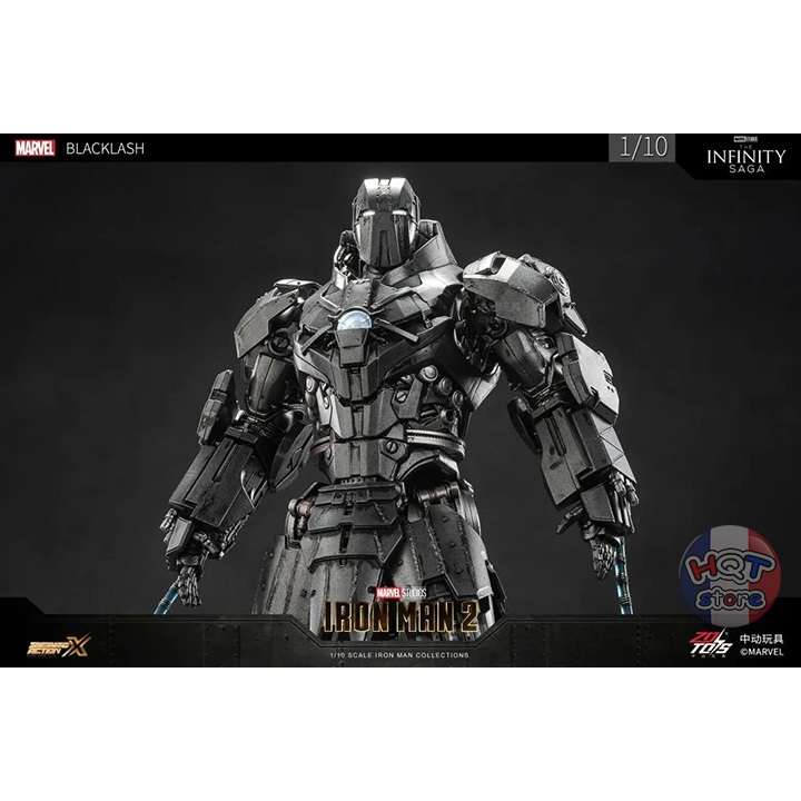 Mô hình Blacklash ZD Toys Whiplash Mark 2 iRon Man tỉ lệ 1/10