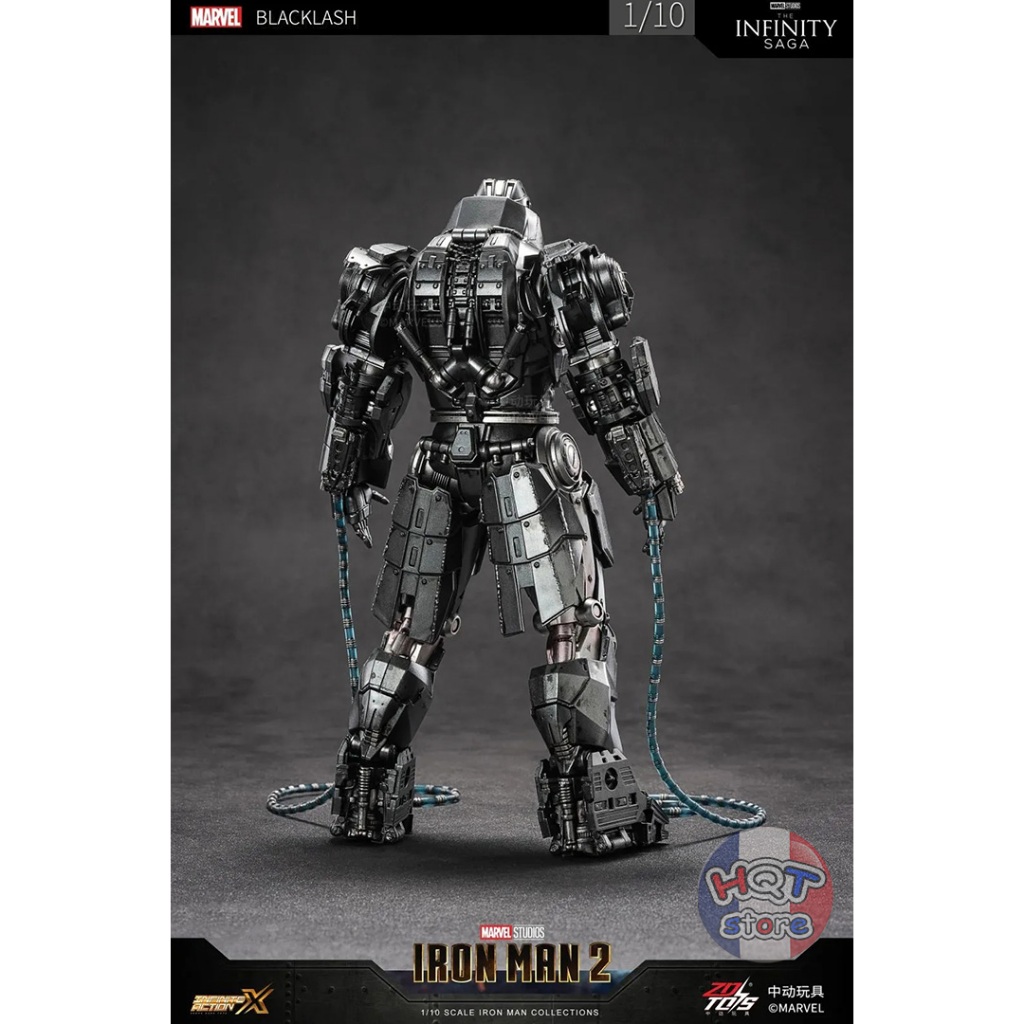 Mô hình Blacklash ZD Toys Whiplash Mark 2 iRon Man tỉ lệ 1/10