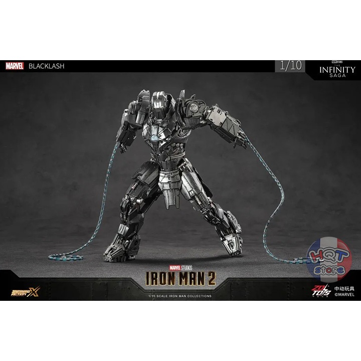 Mô hình Blacklash ZD Toys Whiplash Mark 2 iRon Man tỉ lệ 1/10