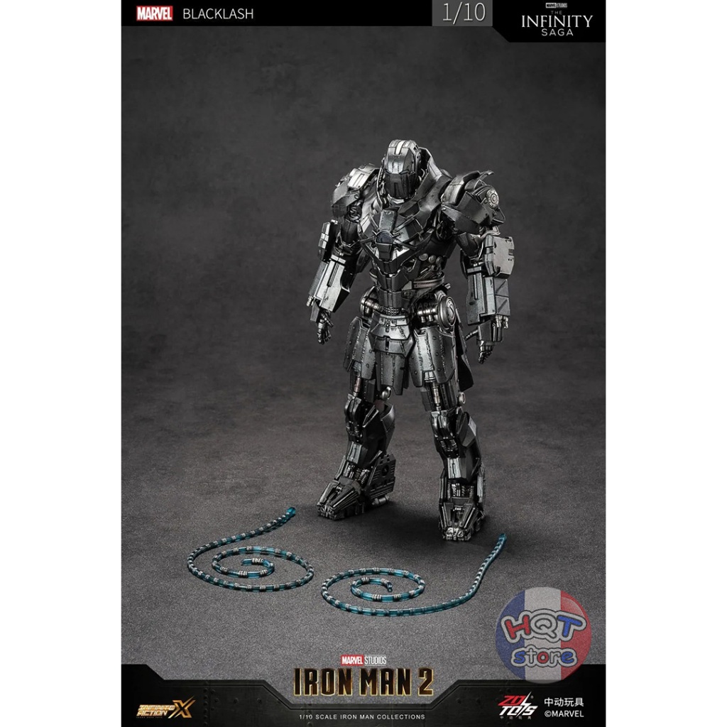 Mô hình Blacklash ZD Toys Whiplash Mark 2 iRon Man tỉ lệ 1/10