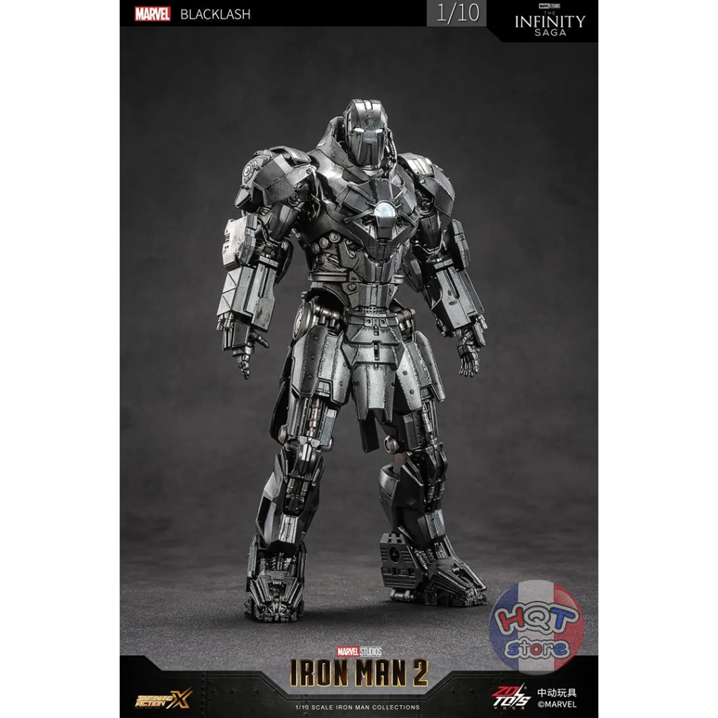 Mô hình Blacklash ZD Toys Whiplash Mark 2 iRon Man tỉ lệ 1/10