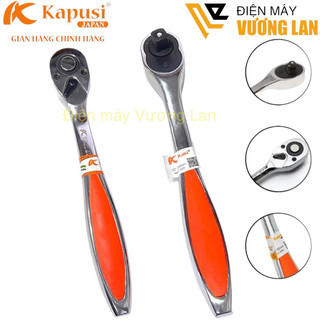 Cần mở, siết ốc tự động 1/2 inch 72 răng, thép crv kapusi japan k-7866 - hàng chính hãng