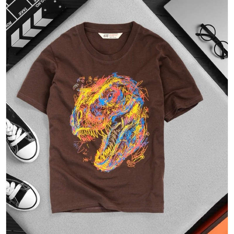 🦑 Áo cotton H&M xuất bé trai từ 17-55kg