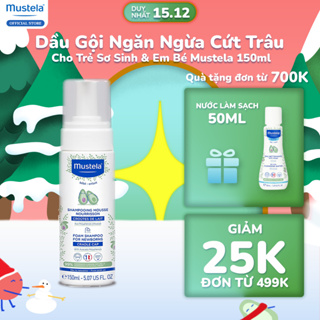 Dầu Gội Ngăn Ngừa Cứt Trâu Cho Trẻ Sơ Sinh & Em Bé Mustela 150ml