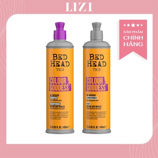 Dầu gội xả TIGI nâu Colour Goddess cho tóc nhuộm tông ấm 400ml/970ml | Hàng chính hãng công ty