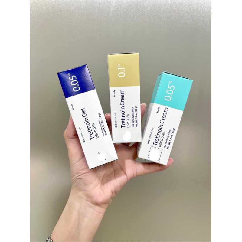 Kem dưỡng Tretinol 0.025% Tretinol 0.05% Tretinol 0.1%