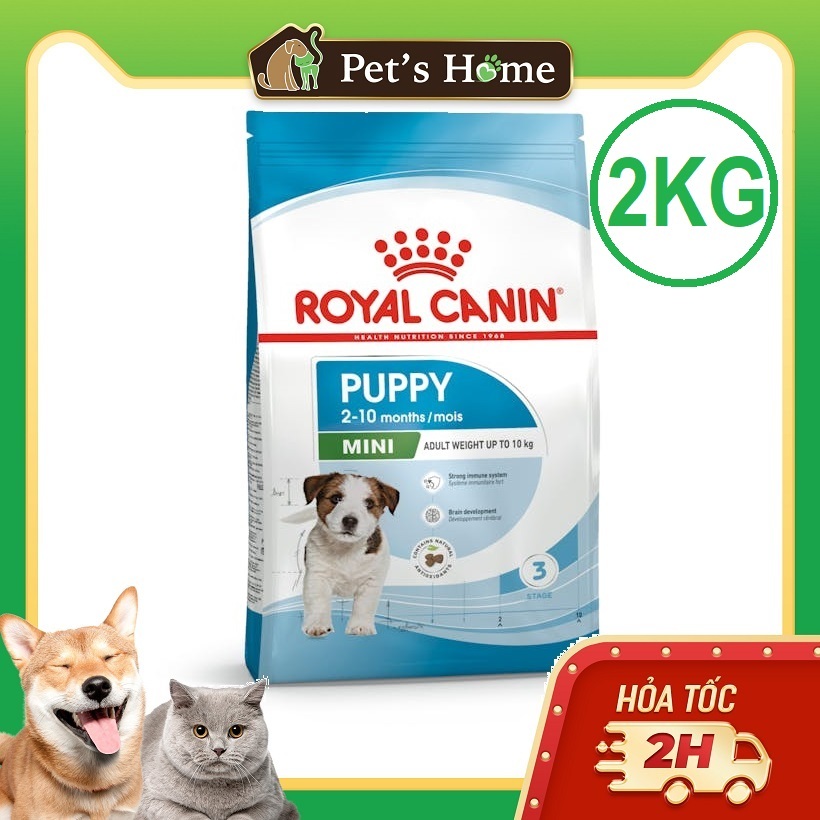 2kg Hạt Royal Canin Mini Puppy cho các dòng chó size nhỏ dưới 10 tháng