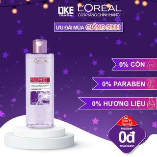 Nước Tẩy Trang Loreal Paris Tím Revitalift Hyaluronic Acid 400ml Cấp Ẩm Căng Mịn Da