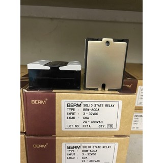 Rơ le  bán dẫn SSR BERM BRM-40VA , DA , AA Hãng BERM