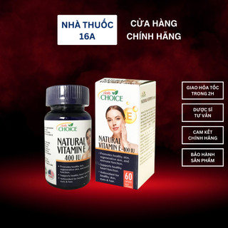 Daily choice natural vitamin e 400iu - usa - chính hãng công ty