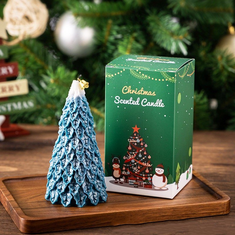 QUÀ TẶNG GIÁNG SINH | NẾN THƠM 3D HÌNH CÂY THÔNG GIÁNG SINH NOEL | 3D CHRISTMAS SCENTED CANDLE | IDEASHOP
