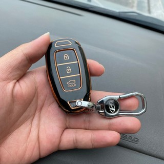 Ốp chìa khóa huyndai accent 2021 - 2022 , elantra bao da cho chìa khoá accent / kona / santafe hyundai accent 2021 ch