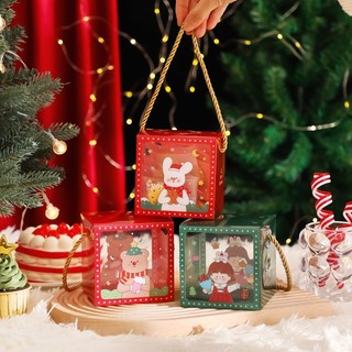 Hộp quà noel, giáng sinh Mica Mua Tất