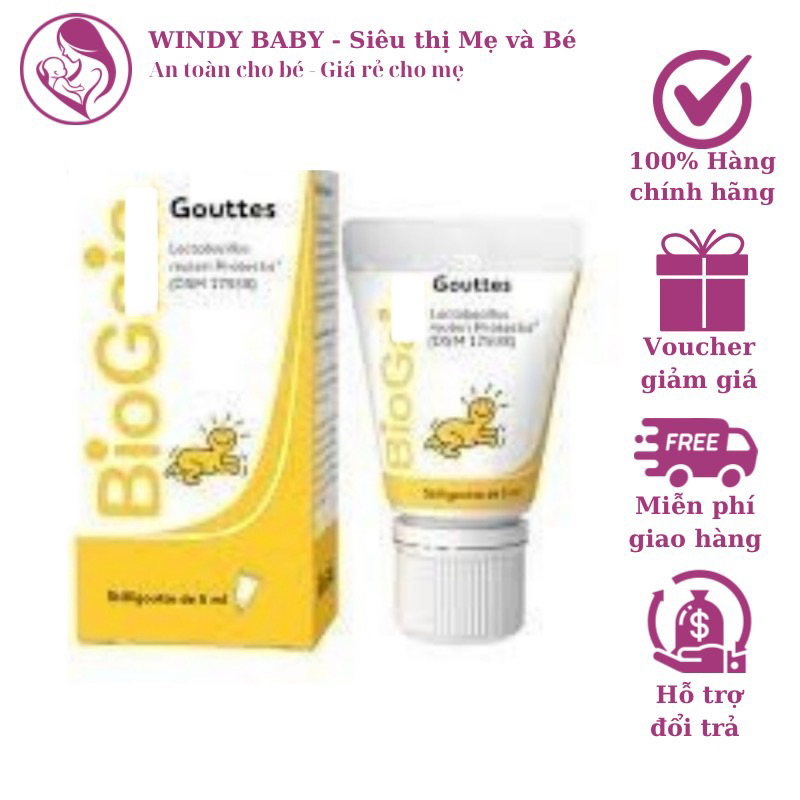 Men vi sinh cho bé - xuất xứ Pháp 5ml