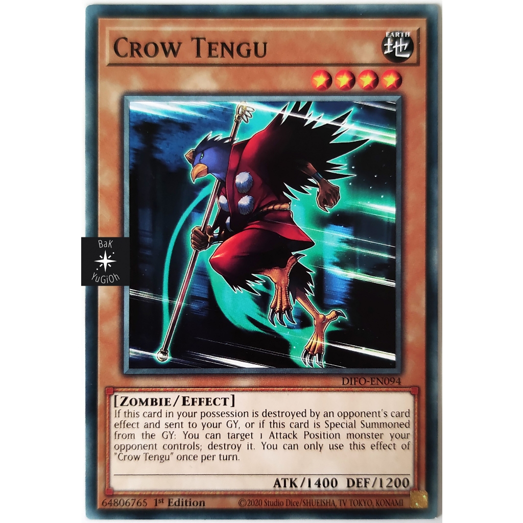 [BaK Yu-Gi-Oh] [Thẻ Bài Chính Hãng] Crow Tengu |EN| Common