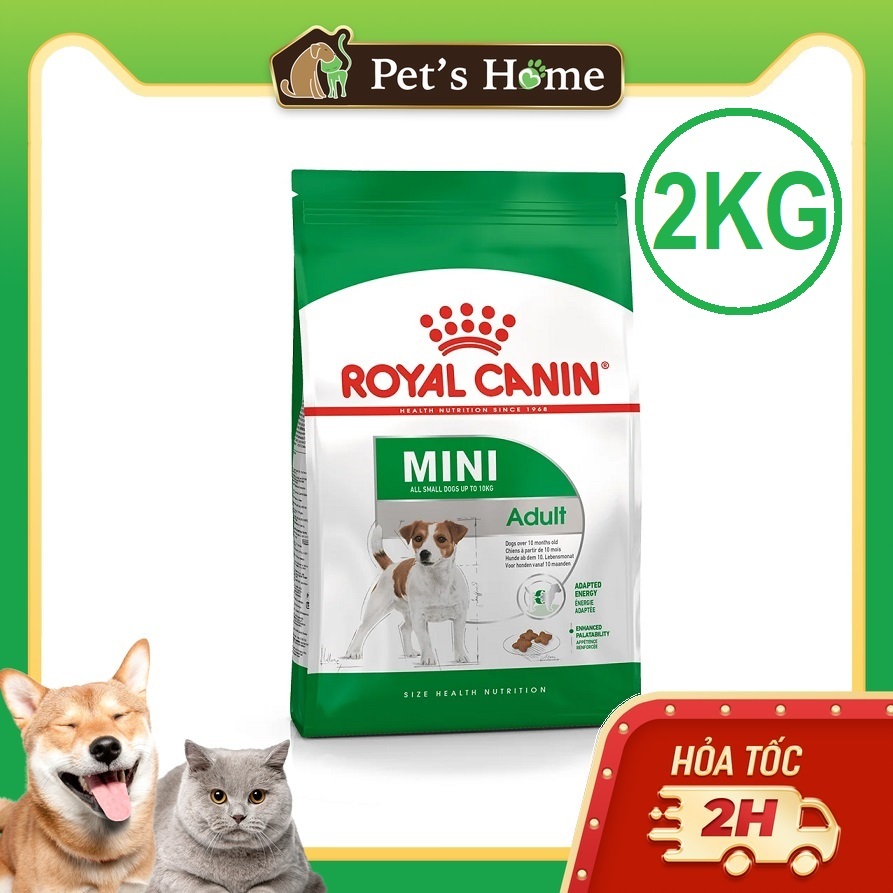 2kg Hạt Royal Canin Mini Adult cho các dòng chó size nhỏ trên 10 tháng tuổi