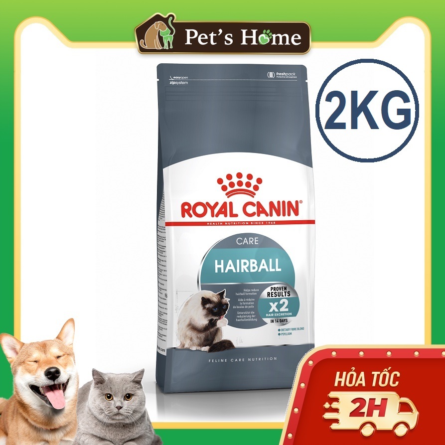 2kg Hạt Royal Canin Hairball trị búi lông cho mèo trên 1 tuổi