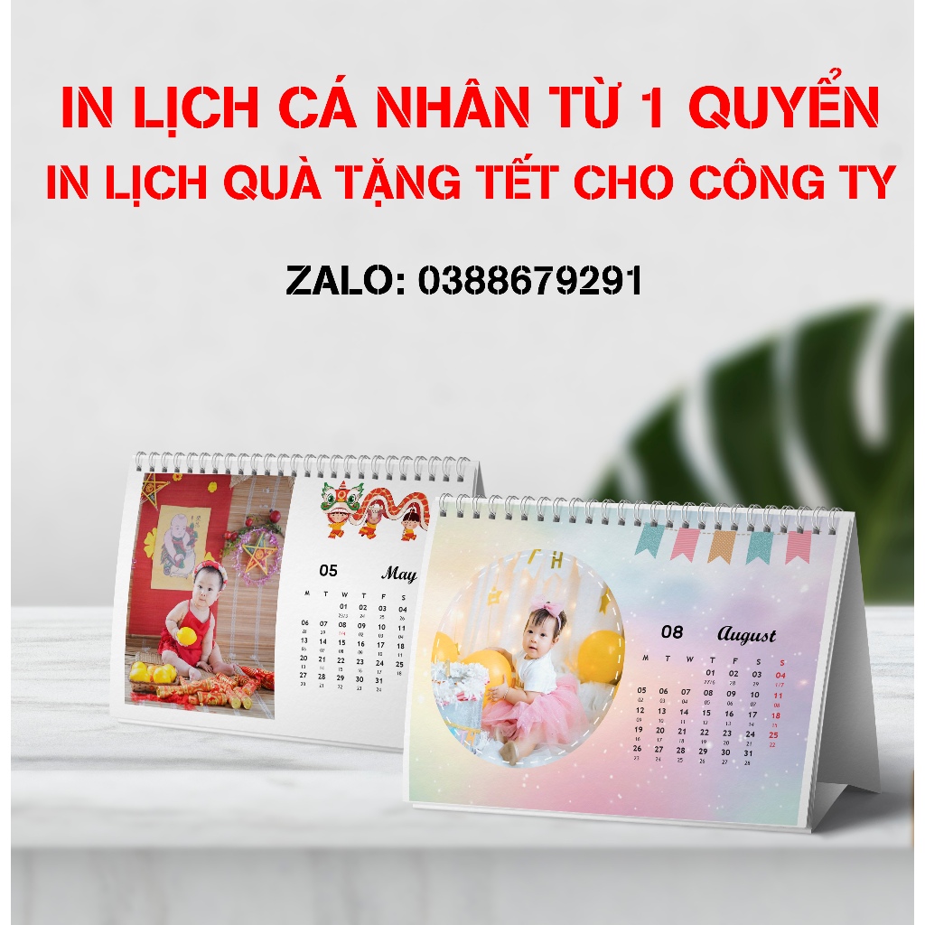 Lịch để bàn in theo yêu cầu - In lịch để bàn cá nhân