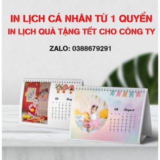Lịch để bàn in theo yêu cầu - In lịch để bàn cá nhân