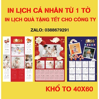 In lịch - Lịch treo tường cá nhân - In lịch treo tường cá nhân - In lịch treo tường cho bé