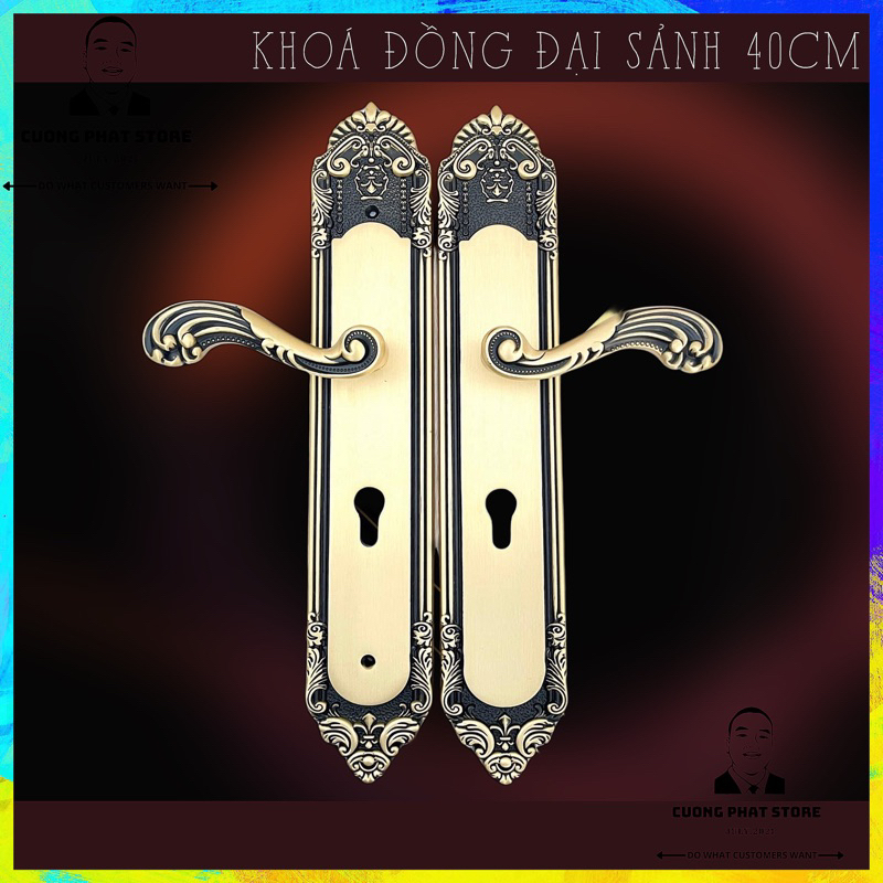 Khoá Đồng Đại Sảnh Nguyên Khối Đồng 100% hàng nhập