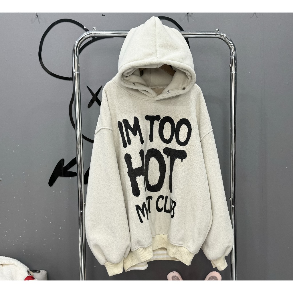Áo nỉ hoodie lông cừu TOO