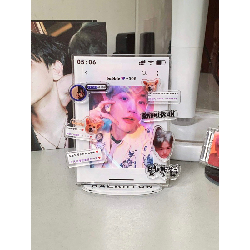Khung đựng card Baekhyun EXO - Kpop (inb trước khi đặt)