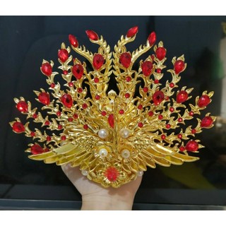 Kim quan cổ trang nam nữ cài mấn hầu đồng